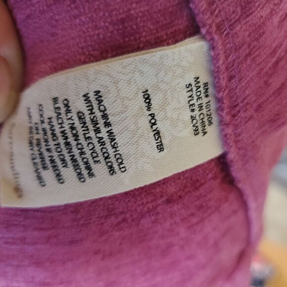 Soft Surroundings Fiona Fuschia Chenille shirt - Picture 5 of 11